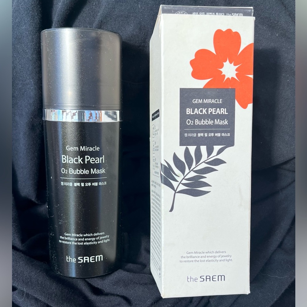 Gem Miracle Black Pearl O2 Bubble Mask by the Saem